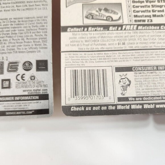 Matchbox Chevy Chevrolet Corvette C6 ZR1 ZR3 Grand Sport Diecast Cars Lot MOC - Picture 14 of 15